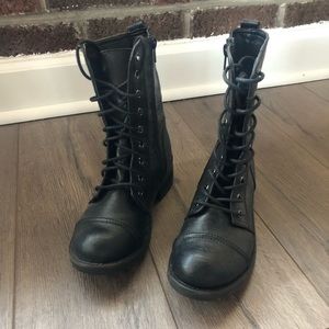 Black Combat Boots